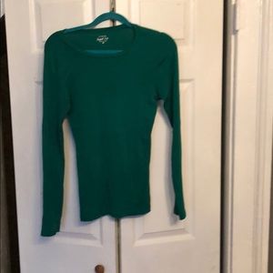 Long sleeve green women’s shirt
